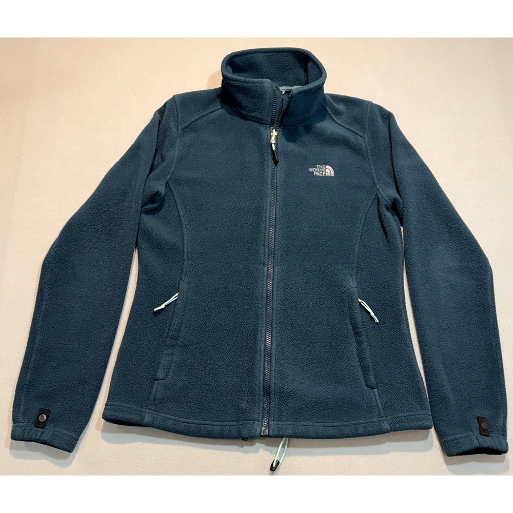 The‎ North Face Womens Fleece Jacket Full Zip Outdoor Blue Medium
